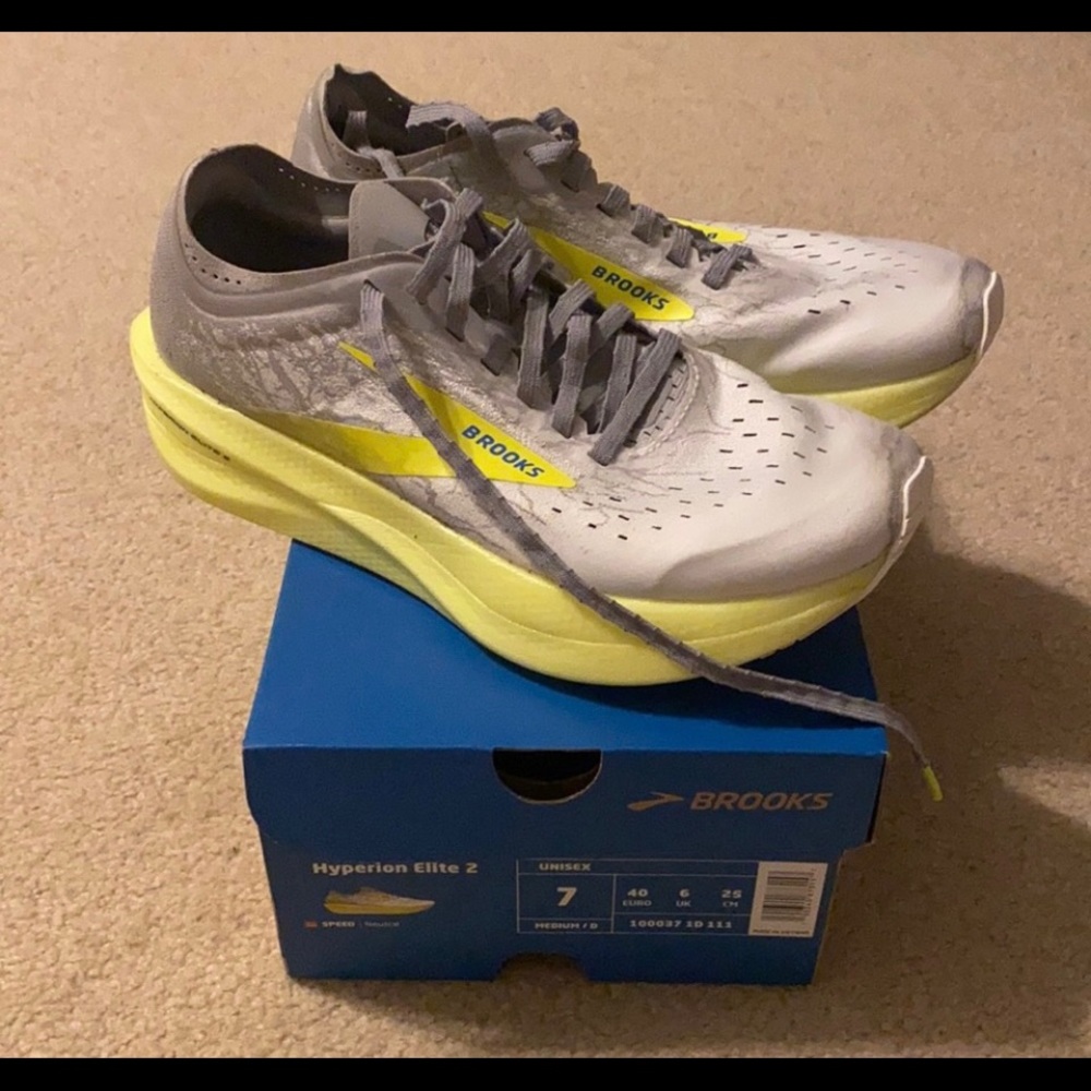 Brooks Hyperion Elite2 🏃🏻‍♀️🏃🏻Unisex Carbon 💨running shoes 7-men 9-women 😘